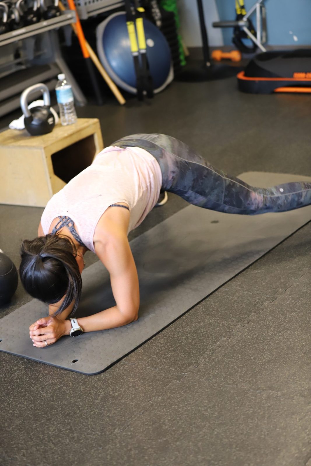 Executive client between sets at the studio