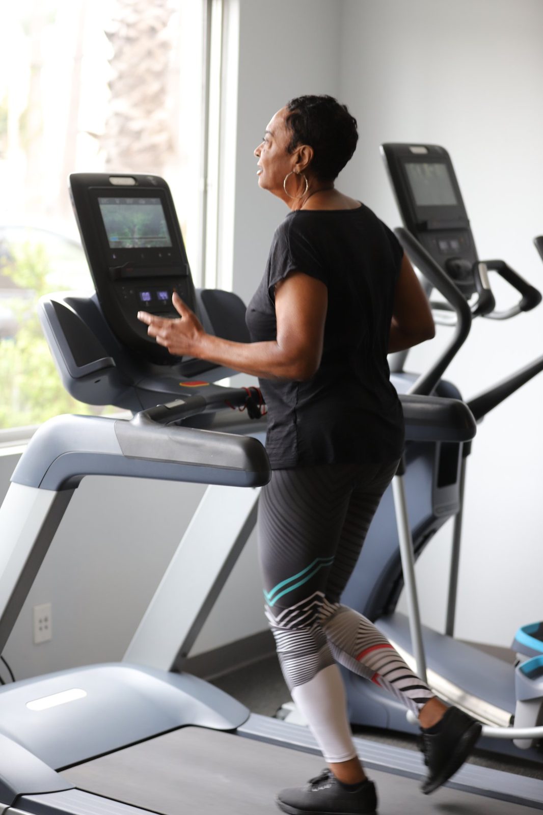 Client training in the studio at Executive Fitness